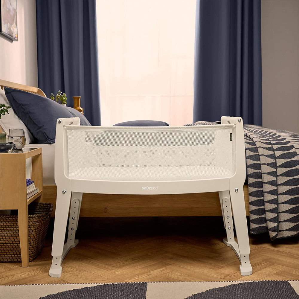 SnuzPod Studio Bedside Crib - Vienna-Bedside Cribs-Vienna-One Size | Natural Baby Shower