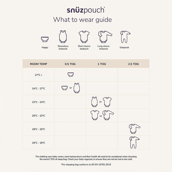 SnuzPouch Sleeping Bag 1.0 TOG - Sage Cross-Sleeping Bags-Sage Cross-0-6m | Natural Baby Shower