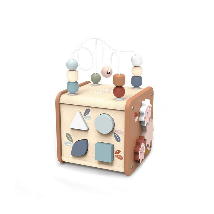 Speedy Monkey 5 in 1 Activity Cube-Stacking Toys- | Natural Baby Shower