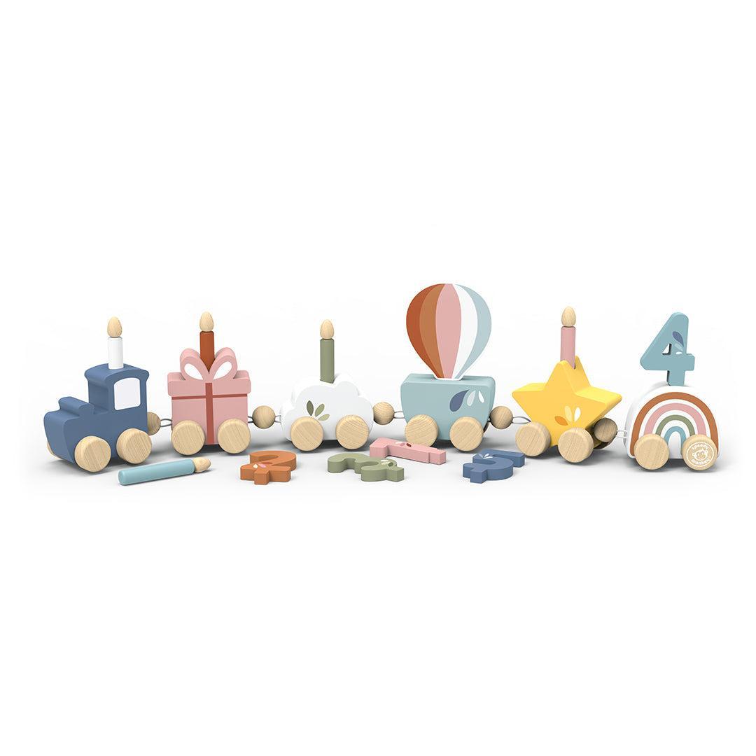 Speedy Monkey Birthday Train-Pull-Alongs- | Natural Baby Shower