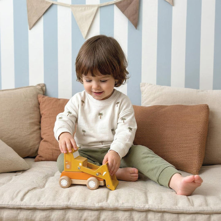 Speedy Monkey Bulldozer-Push-Alongs- | Natural Baby Shower