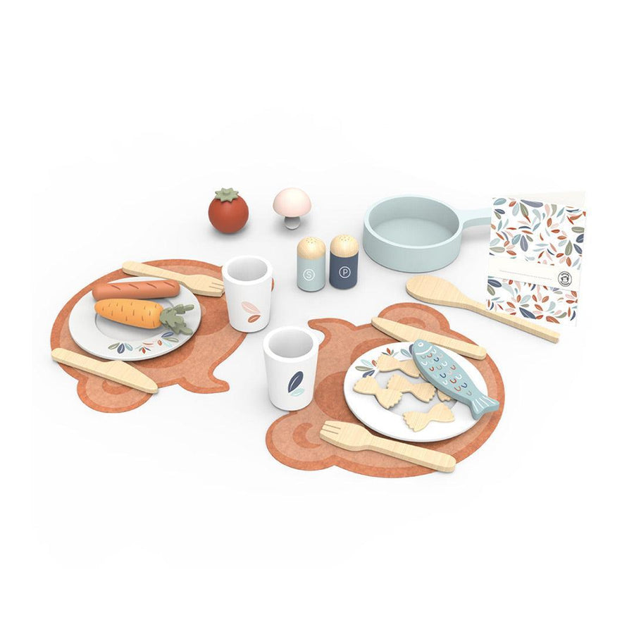 Speedy Monkey Dining Set w/19 accessories-Role Play- | Natural Baby Shower