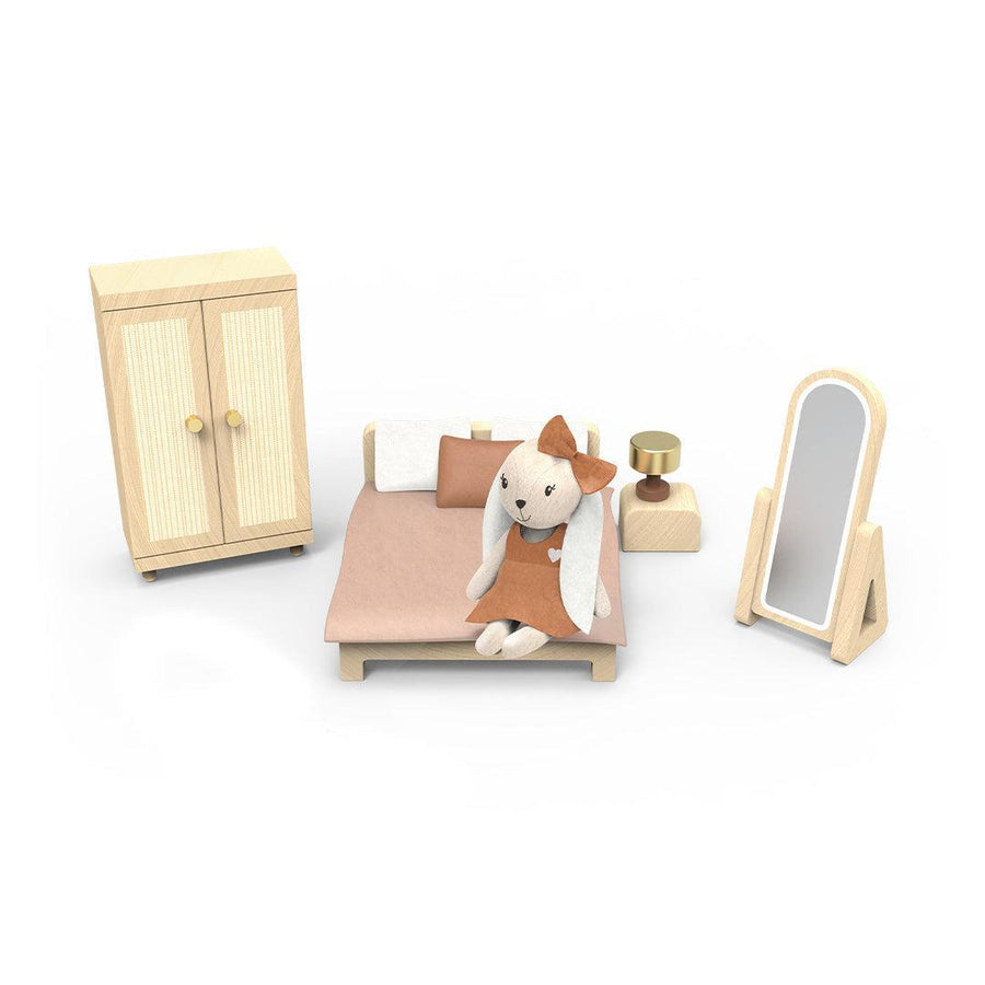 Speedy Monkey Doll House Bedroom + 1 Character-Role Play- | Natural Baby Shower