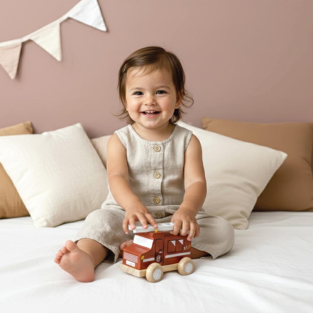 Speedy Monkey Fire Truck-Push-Alongs- | Natural Baby Shower