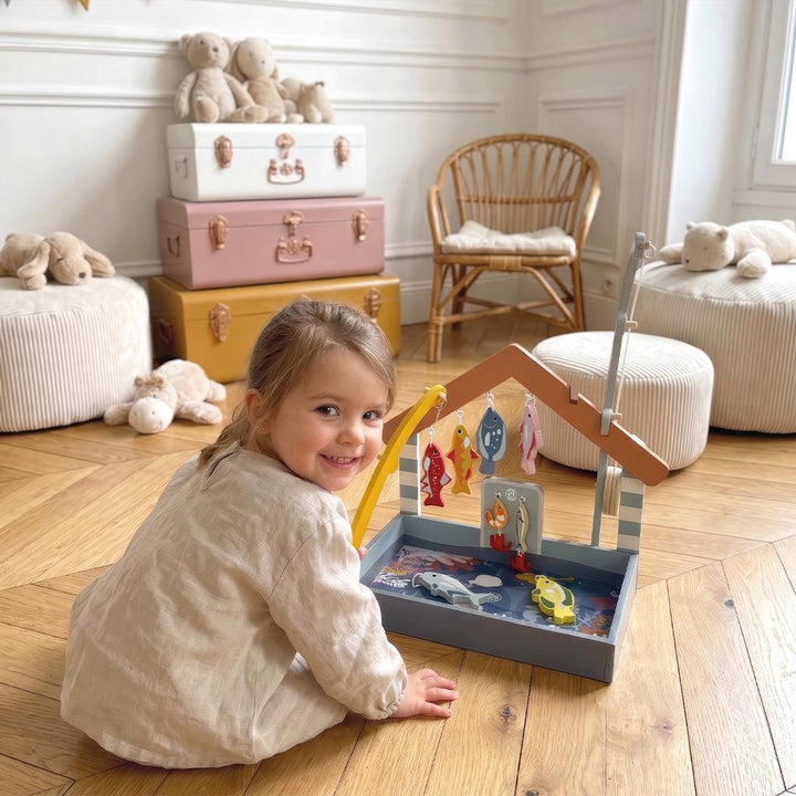 Speedy Monkey Fishing Club-Puzzles + Games- | Natural Baby Shower