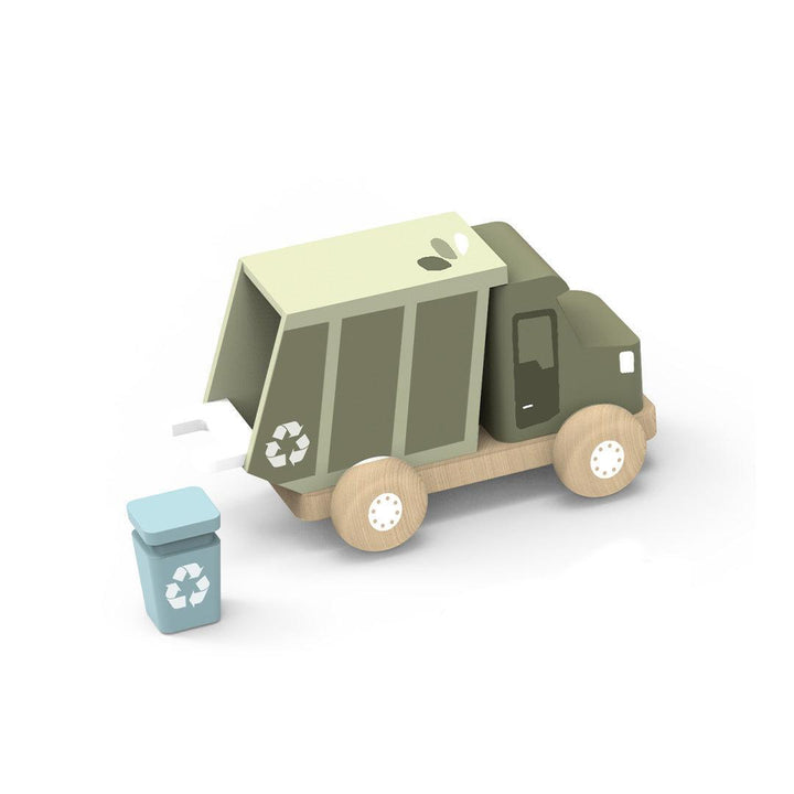 Speedy Monkey Garbage Truck-Push-Alongs- | Natural Baby Shower