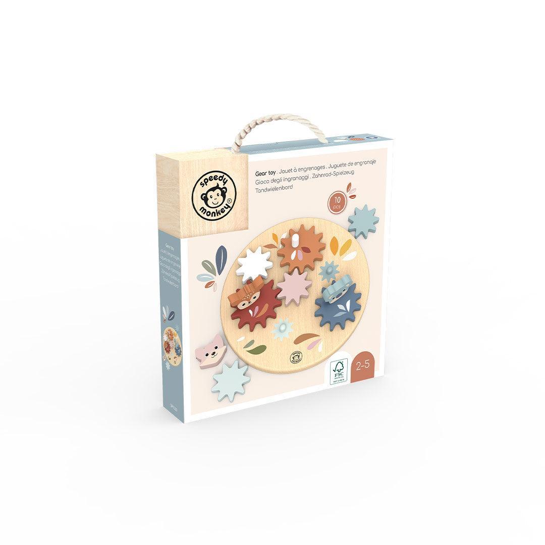 Speedy Monkey Gear Toy-Puzzles + Games- | Natural Baby Shower