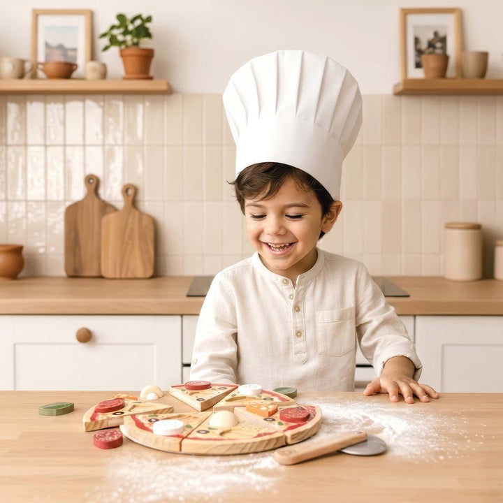 Speedy Monkey Pizza Puzzle-Puzzles + Games- | Natural Baby Shower