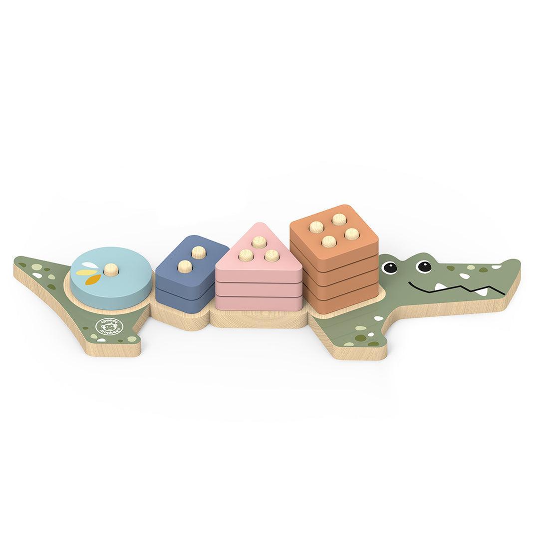 Speedy Monkey Stack & Sort - Crocodile-Stacking Toys- | Natural Baby Shower