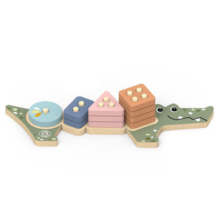 Speedy Monkey Stack & Sort - Crocodile-Stacking Toys- | Natural Baby Shower