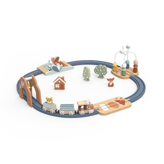 Speedy Monkey Train Circuit Track-Train Sets- | Natural Baby Shower