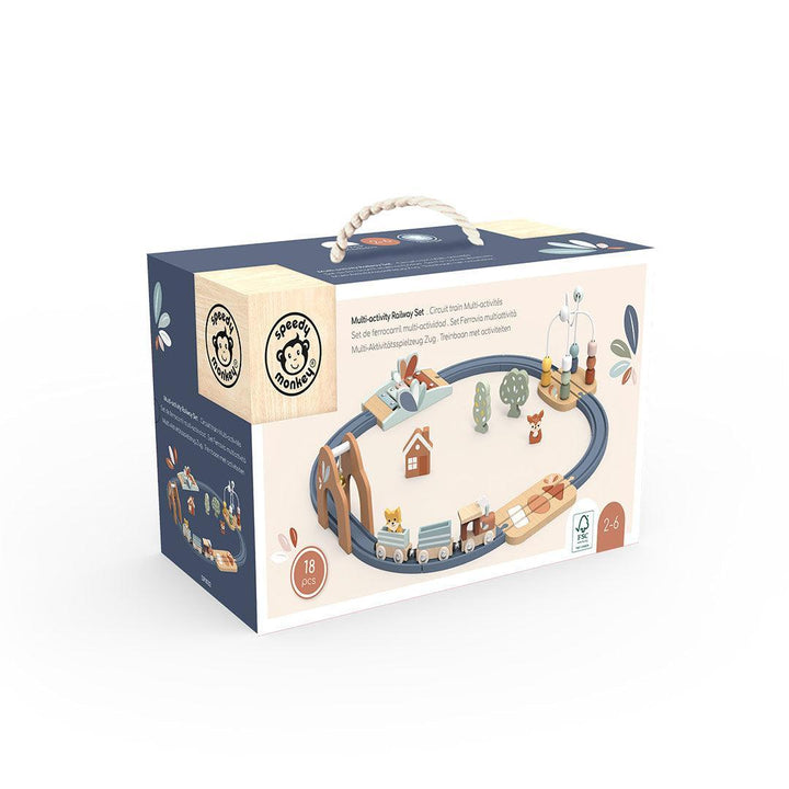 Speedy Monkey Train Circuit Track-Train Sets- | Natural Baby Shower