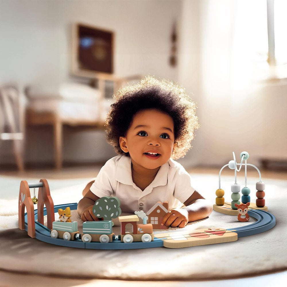 Speedy Monkey Train Circuit Track-Train Sets- | Natural Baby Shower