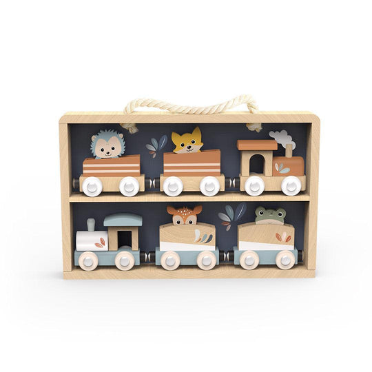 Speedy Monkey Train Set-Train Sets- | Natural Baby Shower