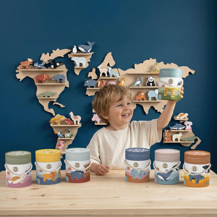 Speedy Monkey World Animals - North America-Role Play- | Natural Baby Shower