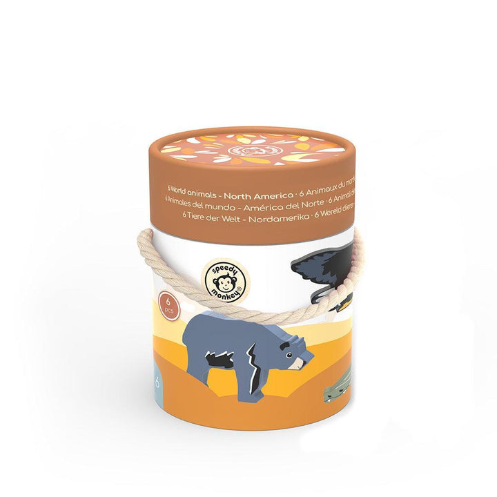 Speedy Monkey World Animals - North America-Role Play- | Natural Baby Shower