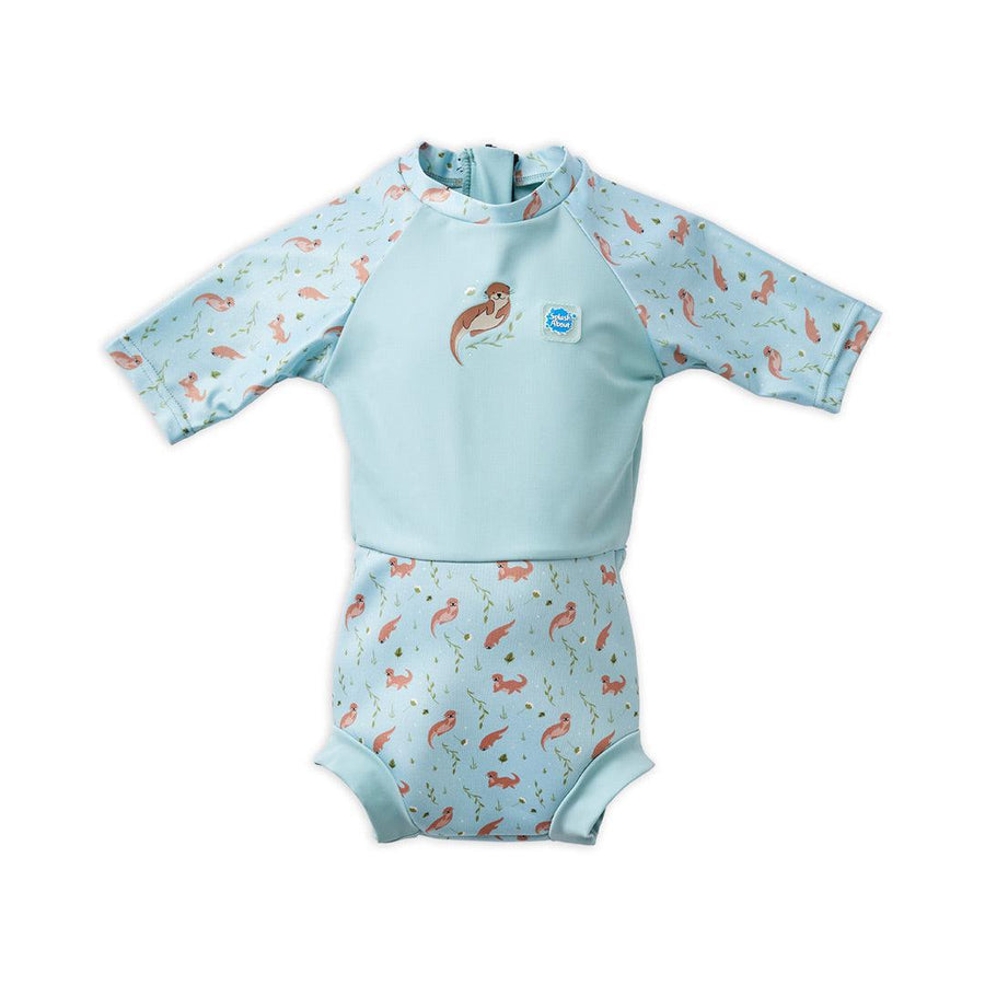 Splash About Happy Nappy Sunsuit - Playful Otters-swimsuits-Playful Otters-3-8m | Natural Baby Shower