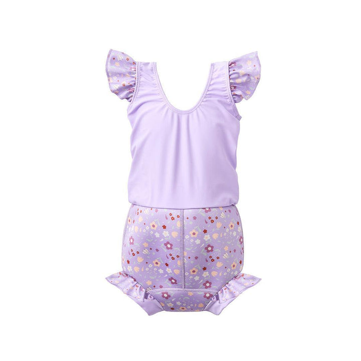 Splash About Costume Happy Nappy Frill - Lilac Spring-swimsuits-Lilac Spring-0-4m | Natural Baby Shower