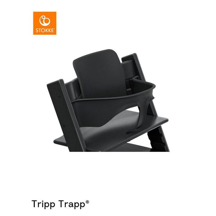 Stokke Tripp Trapp Highchair Newborn + Baby Set Bundle - Black - 2024-Highchairs-Black- | Natural Baby Shower