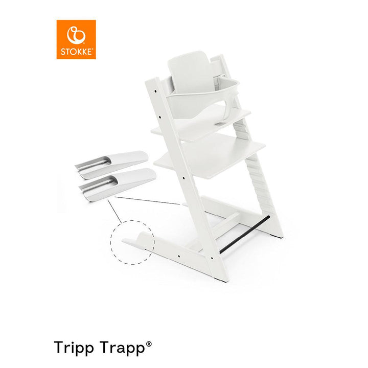 Stokke Tripp Trapp Accessories Bundle - White - 2024-Highchairs-White- | Natural Baby Shower
