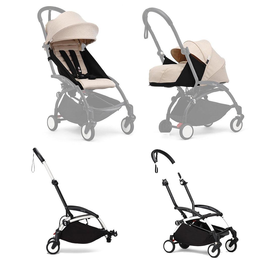 stokke stroller white Stokke® YOYO3 Stroller for Siblings