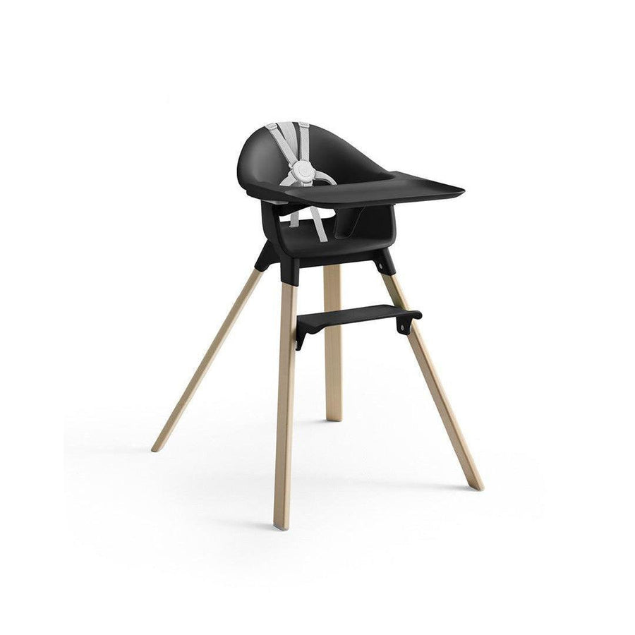 Stokke Clikk Highchair - Black/Natural-Highchairs- | Natural Baby Shower