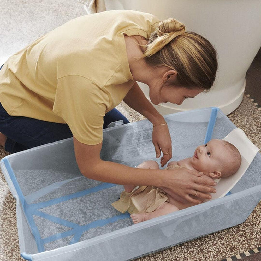 Stokke Flexi X-Large Bath - Ocean Blue-Baths-Ocean Blue- | Natural Baby Shower