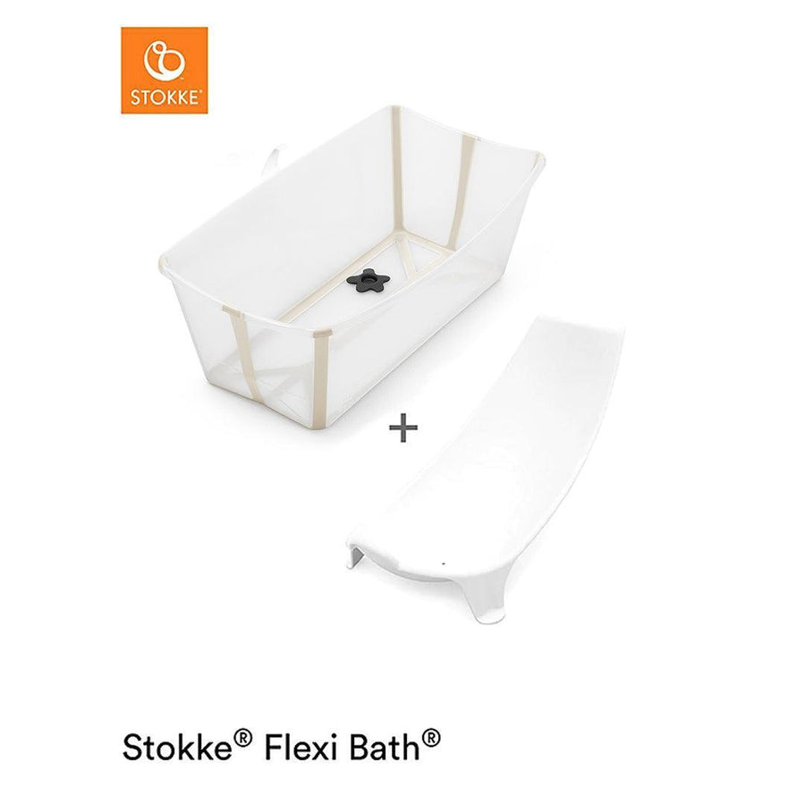 Stokke Flexi Bath Bundle - X-Large - Sandy Beige-Baths- | Natural Baby Shower