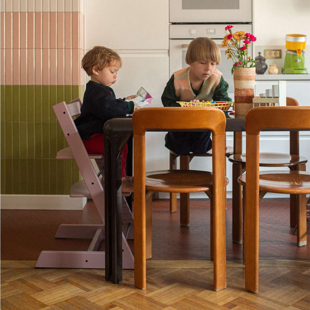 Stokke Tripp Trapp Highchair - Heather Mauve-Highchairs-No Baby Set- | Natural Baby Shower