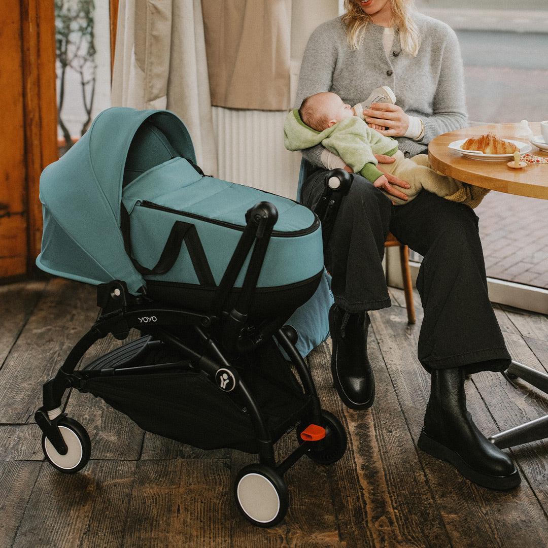 Stokke YOYO3 Newborn Shell to Toddler Bundle-Strollers-Black-Black | Natural Baby Shower