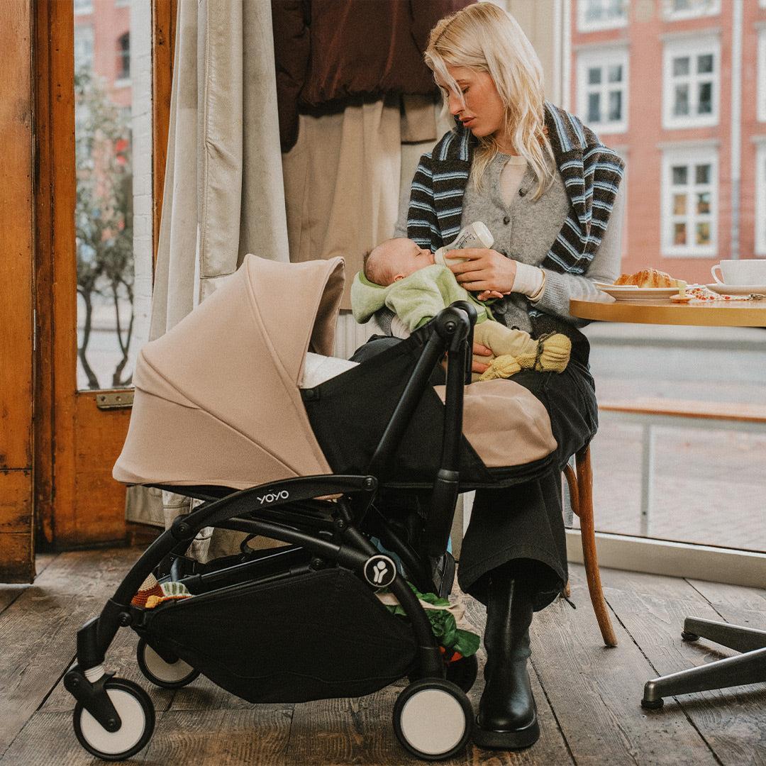 Stokke YOYO3 Newborn Pack to Toddler Bundle-Strollers-Black-Black | Natural Baby Shower