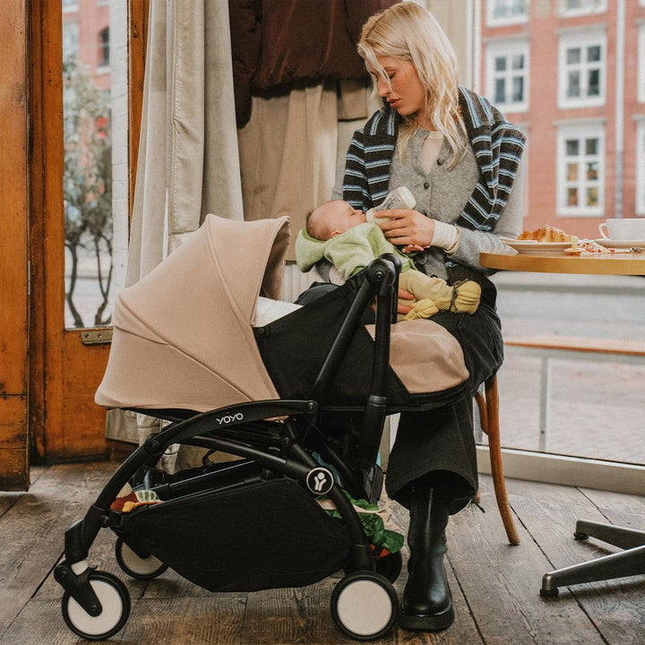 Stokke YOYO3 Newborn Pack to Toddler Bundle-Strollers-Black-Black | Natural Baby Shower