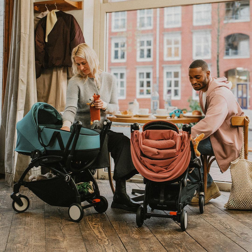 Stokke YOYO3 Newborn Shell to Toddler Bundle-Strollers-Black-Black | Natural Baby Shower