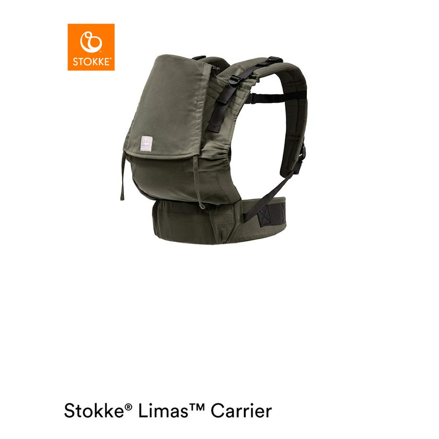 Stokke Limas Carrier Flex - Olive Green-Baby Carriers-Olive Green OCS- | Natural Baby Shower