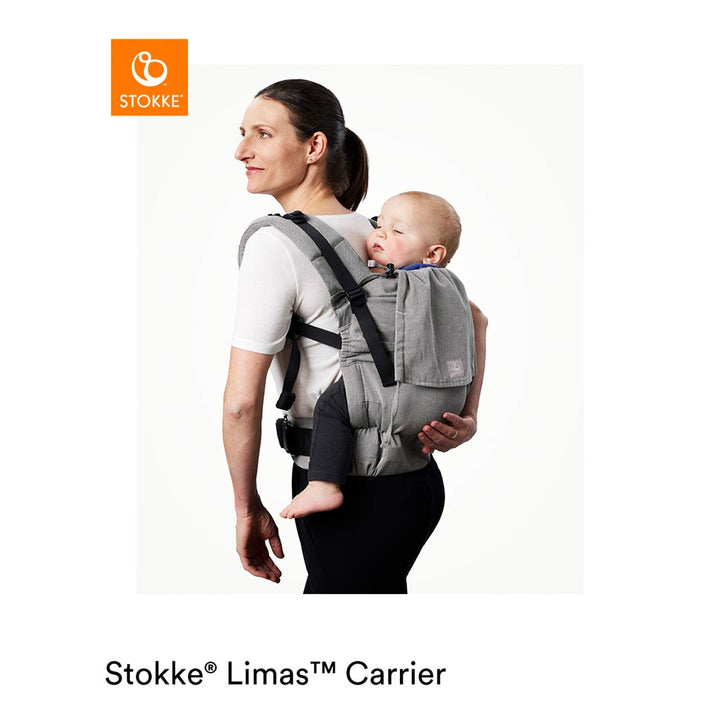 Stokke Limas Carrier Flex - Slate Melange-Baby Carriers-Slate Melange OCS- | Natural Baby Shower