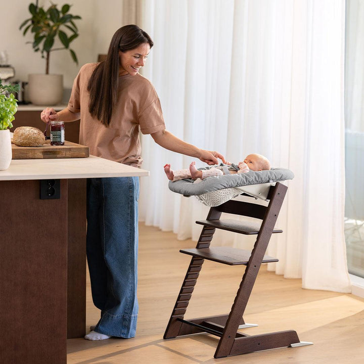 Stokke Tripp Trapp Newborn Set - Grey-Highchair Accessories- | Natural Baby Shower