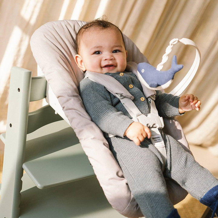 Stokke Tripp Trapp Highchair + Newborn Set-Highchairs-Black-Grey | Natural Baby Shower