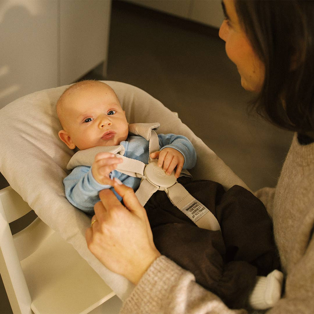 Stokke Tripp Trapp Highchair + Newborn Set-Highchairs-Black-Grey | Natural Baby Shower