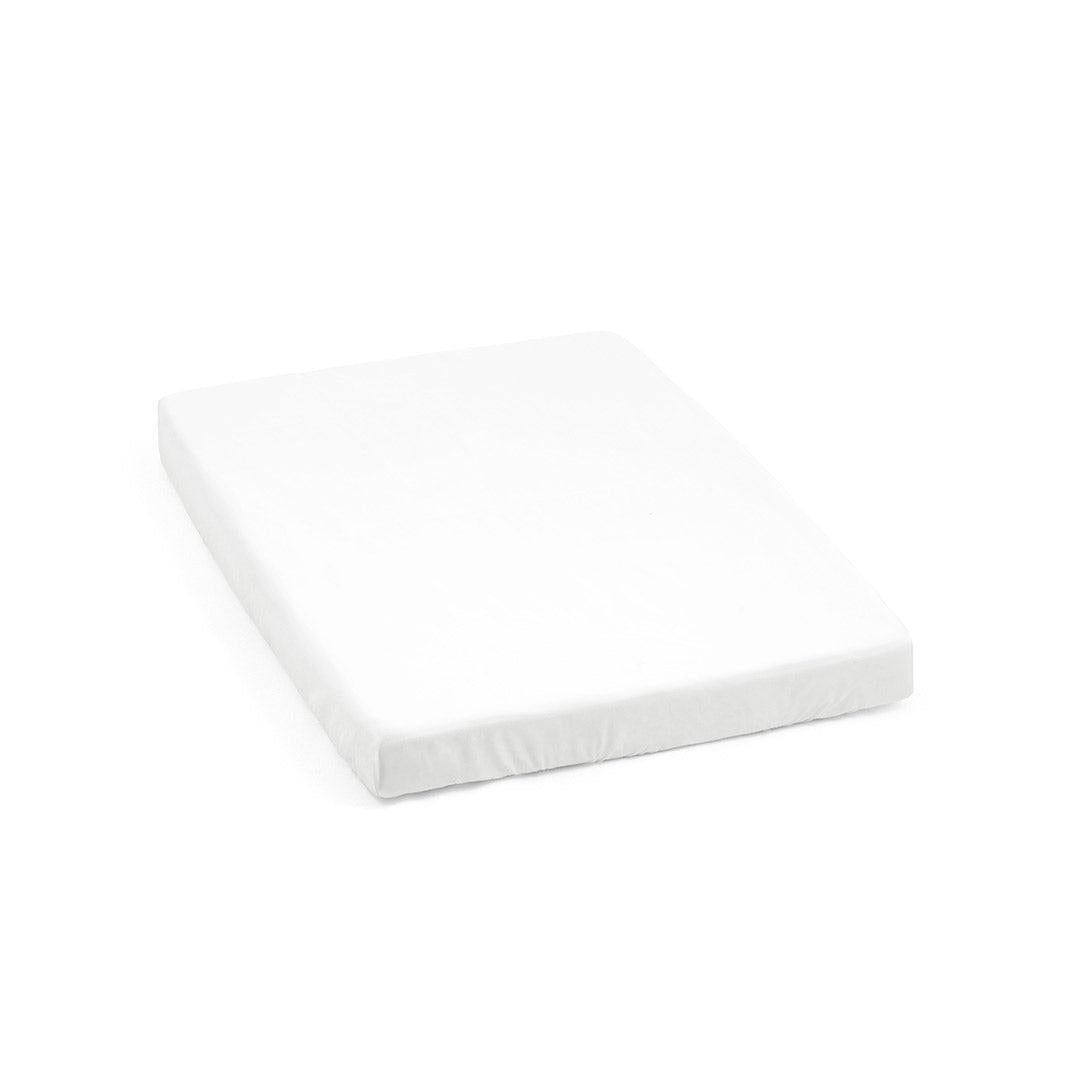 Stokke® Nighti Mini 60x80cm Fitted Sheet - White-Sheets- | Natural Baby Shower