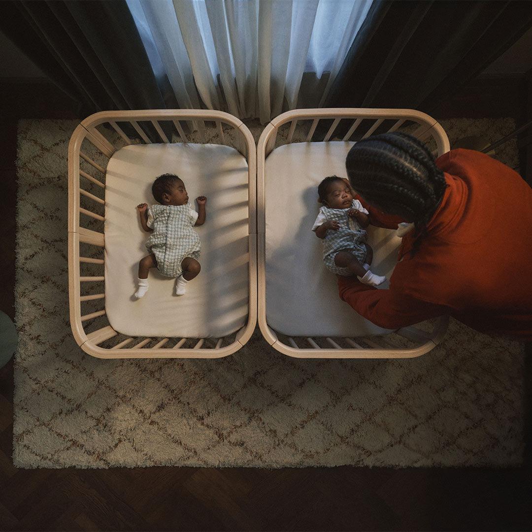 Stokke® Nighti Mini - Vanilla White-Cot Beds- | Natural Baby Shower