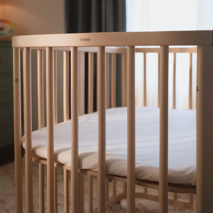 Stokke® Nighti Mini - Vanilla White-Cot Beds- | Natural Baby Shower