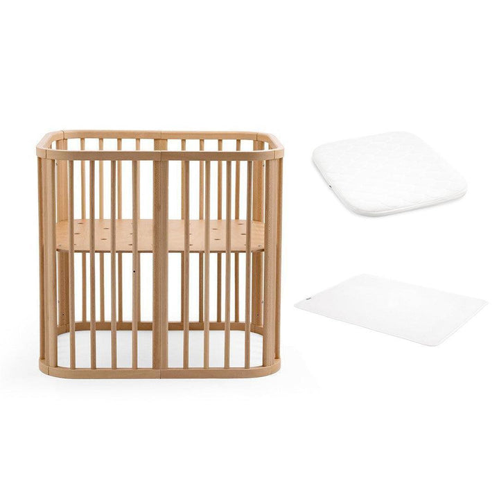 Stokke® Nighti Mini Bundle-Cot Beds-Natural- | Natural Baby Shower