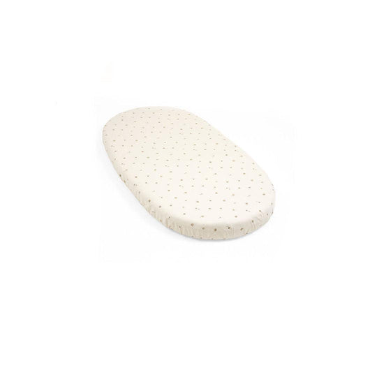 Stokke Sleepi Bed Fitted Sheet - Flower Ecru Osc-Sheets-Flower Ecru Osc- | Natural Baby Shower