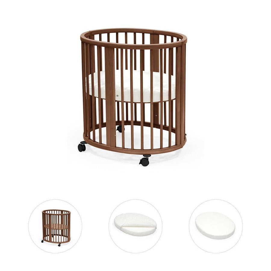 Stokke Sleepi Mini Bundle-Cot Beds-Warm Brown- | Natural Baby Shower