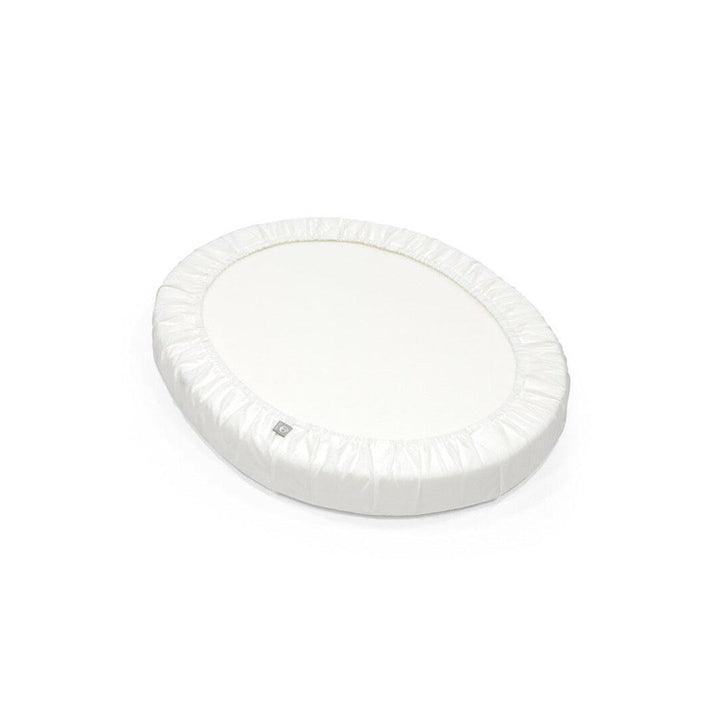 Stokke Sleepi Mini Fitted Sheet - White Ocs-Sheets-White Ocs- | Natural Baby Shower