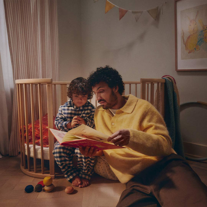 Stokke Sleepi V3 Mini Crib - Warm Brown-Cot Beds-No Mattress- | Natural Baby Shower