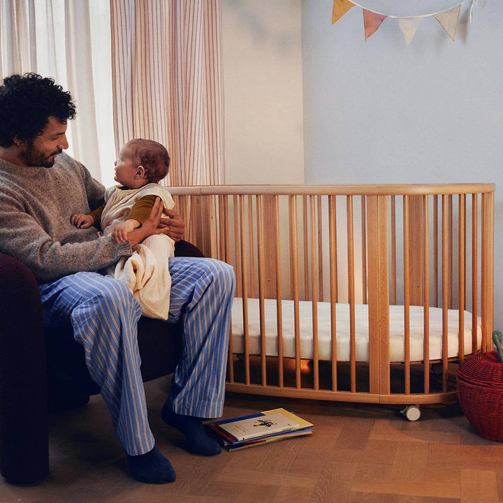 Stokke Sleepi V3 Bed - Natural-Cot Beds-No Mattress- | Natural Baby Shower