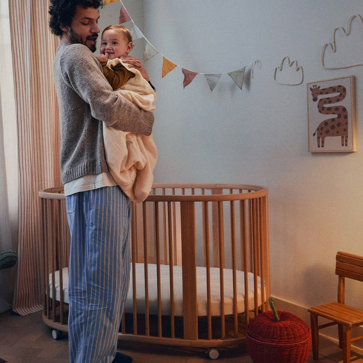Stokke Sleepi V3 Bed - Natural-Cot Beds-No Mattress- | Natural Baby Shower