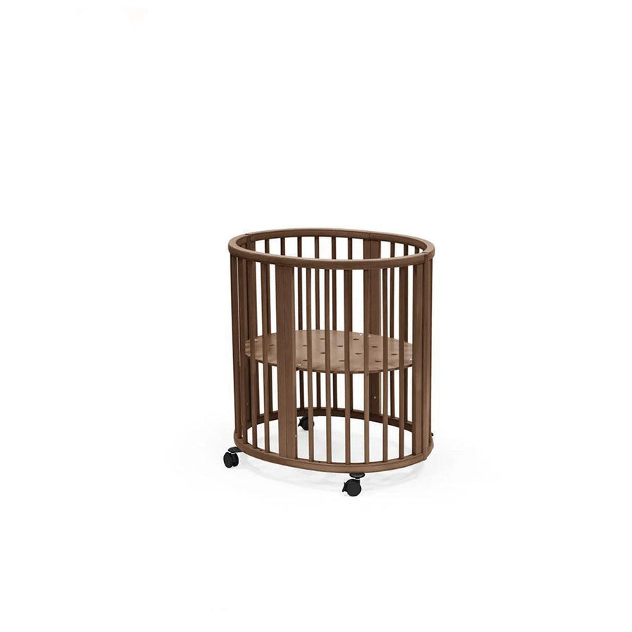 Stokke Sleepi V3 Mini Crib - Warm Brown-Cot Beds-No Mattress- | Natural Baby Shower