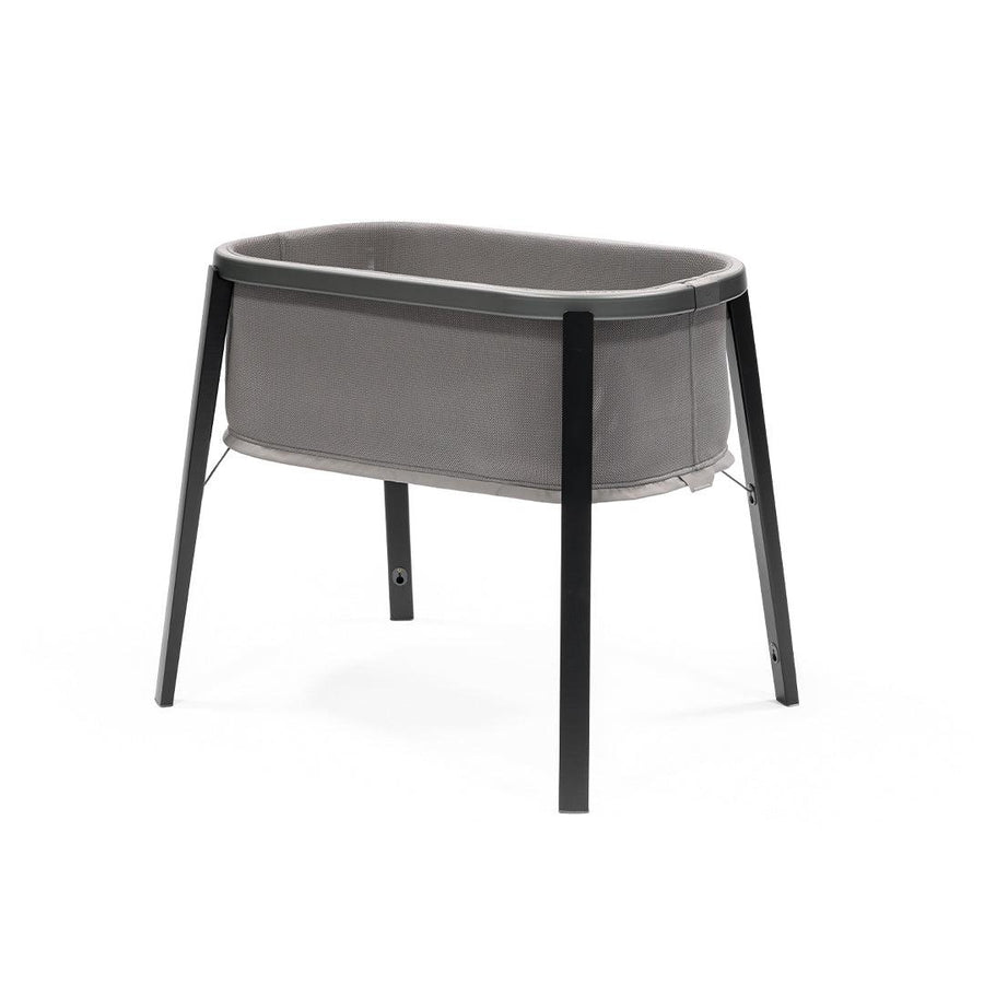 Stokke Snoozi Bassinet - Graphite Grey-Bedside Cribs-Graphite Grey-No Accessories | Natural Baby Shower